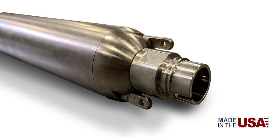 BHG (Bore Hole Gradiometer) Sensor Closeup, Connector - SubSurface Instruments Products, Made in the USA