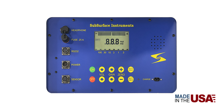 Electronic Panel for Magnetic Underwater Locator and Gradiometer