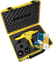 SubSurface Instruments, AML (All Materials Locator) Product in Open Yellow Case