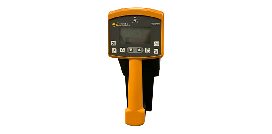 PL-G Pipe and Cable Locator Receiver Panel Front View, Made in the USA - SubSurface Instruments Product
