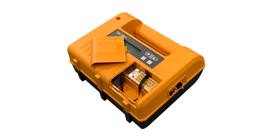 PL-G Pipe and Cable Locator Transmitter with Open Battery Compartment, Made in the USA - SubSurface Instruments Product