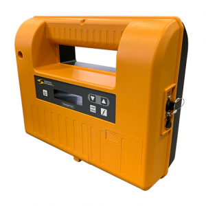 PL-G Pipe and Cable Locator Transmitter Side View, Made in the USA - SubSurface Instruments Product
